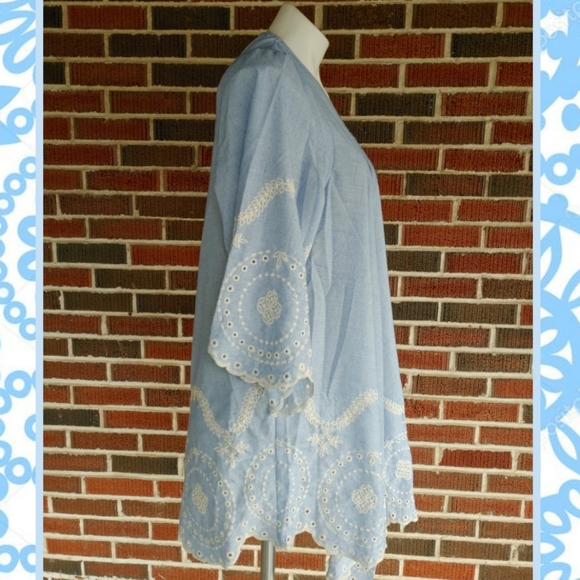 TIME & TRU EMBROIDERED KIMONO - Picture 2 of 3